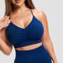 Sculpt Seamless Sports Bra Navy - GymBeam M