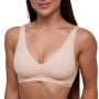 Seamless Bra Beige - GymBeam XS