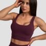 Cut-Out Sport Bra Eggplant - GymBeam M