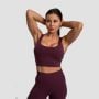 Cut-Out Sport Bra Eggplant - GymBeam M