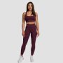 Mesh Panel Sport Bra Eggplant - GymBeam XS
