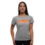 Women‘s Stronger Together T-Shirt Grey - GymBeam XS