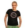 Women‘s Serenity T-Shirt Black - BeastPink XXL