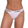 Thongs 3Pack White - GymBeam XXL