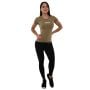 Women‘s FIT T-Shirt Olive - GymBeam L