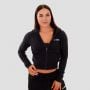 Women‘s TRN Zip-Up Hoodie Black - GymBeam S