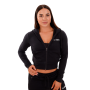 Women‘s TRN Zip-Up Hoodie Black - GymBeam S