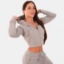 Women‘s TRN Zip-Up Hoodie Grey - GymBeam L