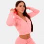 Women‘s TRN Zip-Up Hoodie Pink - GymBeam S