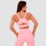 Cut-Out Sports Bra Pink - GymBeam XXL