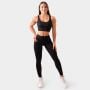 Women‘s Mesh Panel Leggings Black - GymBeam M