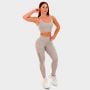 Women‘s Mesh Panel Leggings Grey - GymBeam M