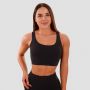 Cut-Out Sports Bra Black - GymBeam S