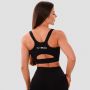 Cut-Out Sports Bra Black - GymBeam S