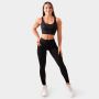 Cut-Out Sports Bra Black - GymBeam S