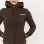 Women‘s Limitless Zip Up Hoodie Espresso - GymBeam S