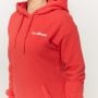 Ženska dukserica Limitless Longline Hot Red - GymBeam XXL