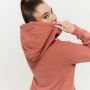 Women‘s Limitless Longline Hoodie Cinnamon - GymBeam XXL