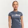 Women‘s Mesh T-shirt Essence Denim Blue - GymBeam S