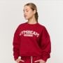 Women‘s Varsity Sweatshirt Red - GymBeam XL