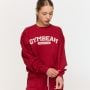 Women‘s Varsity Sweatshirt Red - GymBeam XL
