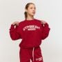 Women‘s Varsity Sweatshirt Red - GymBeam XL