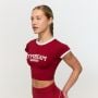 Women‘s Varsity T-Shirt Red - GymBeam XL