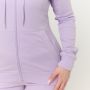 Ženska dukserica Limitless Zip Up Lavender - GymBeam XS