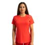 Women‘s Limitless Sports T-Shirt Hot Red - GymBeam XXL