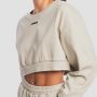 Women‘s Aura Cropped Sweatshirt Grey - GymBeam S