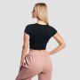 Women‘s Aura Cropped T-Shirt Black - GymBeam M