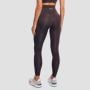 Women‘s Aura Leggings Tee Brown - GymBeam XXL
