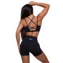 Women‘s FIT Shorts Black - GymBeam M