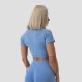 Ženski crop top FLO Blue - GymBeam XL
