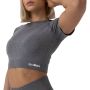 Ženski crop top FLO Grey - GymBeam XL