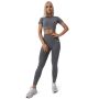 Ženski crop top FLO Grey - GymBeam XL