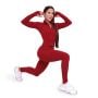 Women‘s Ignite Leggings Dark Red - GymBeam M