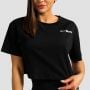 Ženski Crop Top Limitless Black - GymBeam S