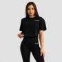 Ženski Crop Top Limitless Black - GymBeam S