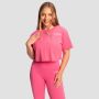 Women‘s Limitless Cropped T-Shirt Dragonfruit - GymBeam S