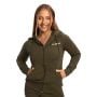 Women‘s Limitless Zip Up Hoodie Espresso - GymBeam S