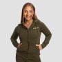 Women‘s Limitless Zip Up Hoodie Espresso - GymBeam S