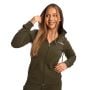 Women‘s Limitless Zip Up Hoodie Espresso - GymBeam S
