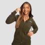 Women‘s Limitless Zip Up Hoodie Espresso - GymBeam S