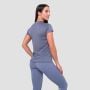 Women‘s Mesh T-shirt Essence Denim Blue - GymBeam S