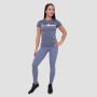 Women‘s Mesh T-shirt Essence Denim Blue - GymBeam S