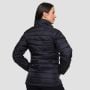 Women‘s Puffer Jacket Black/Orange - GymBeam XL