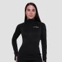 Women‘s Pulse 1/2 Zip Running Sweatshirt Black - GymBeam M
