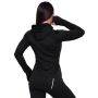 Women‘s Pulse 1/2 Zip Running Sweatshirt Black - GymBeam M
