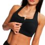 Women‘s Pulse X Running Sports Bra Black - GymBeam XS